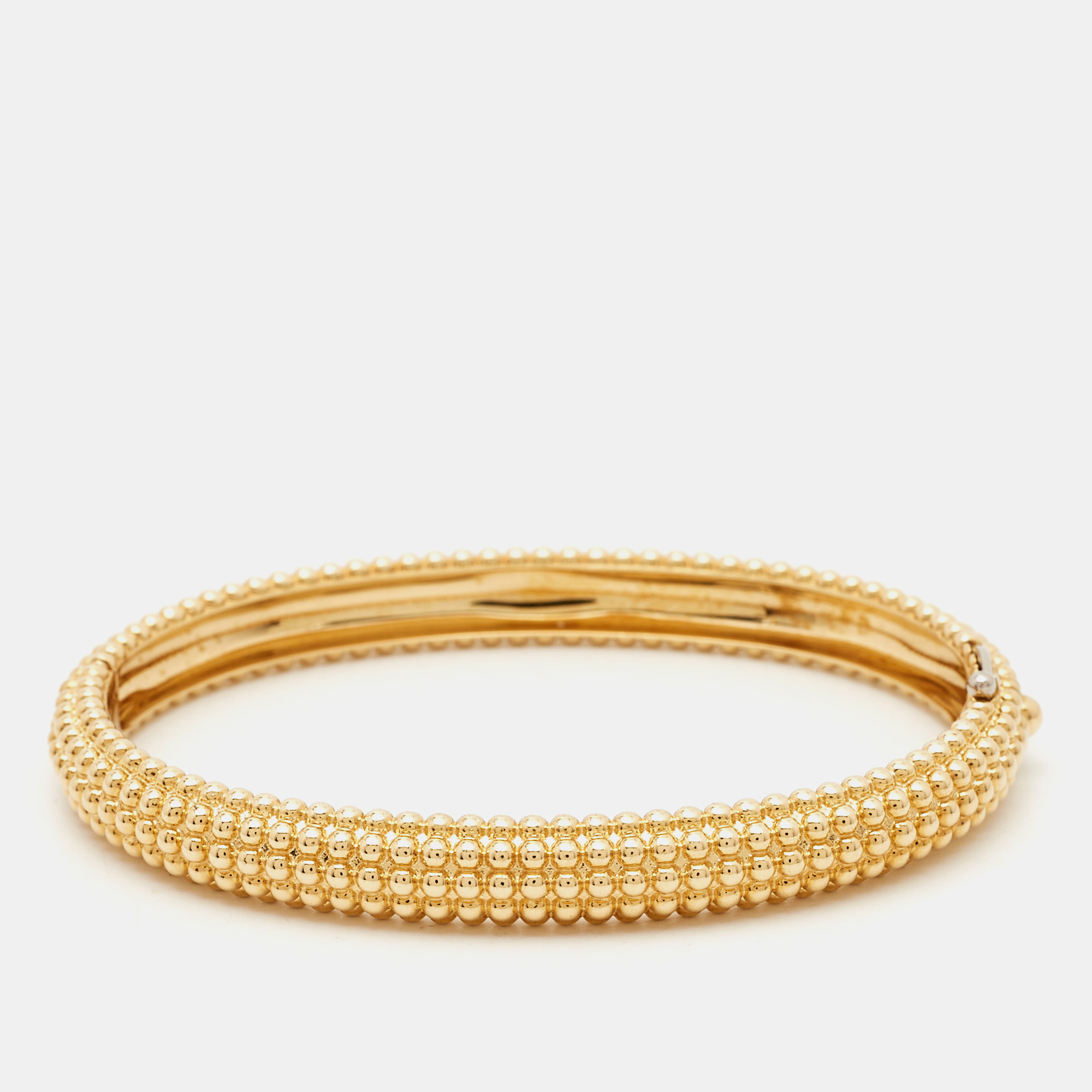 

Van Cleef & Arpels Perlée Pearls of Gold 5 Row 18K Yellow Gold Bracelet