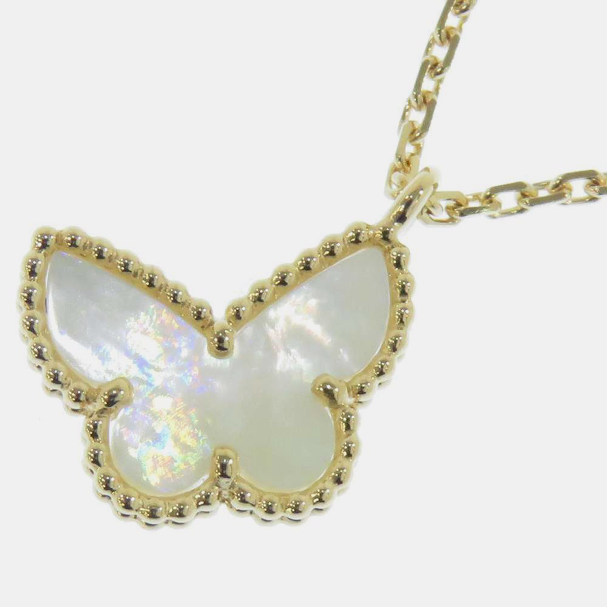 Van Cleef & Arpels Butterfly Sweet Alhambra 18K Yellow Gold Mother of Pearl Necklace
Van Cleef & Arpels Butterfly Sweet Alhambra 18K Yellow Gold Mother of Pearl Necklace