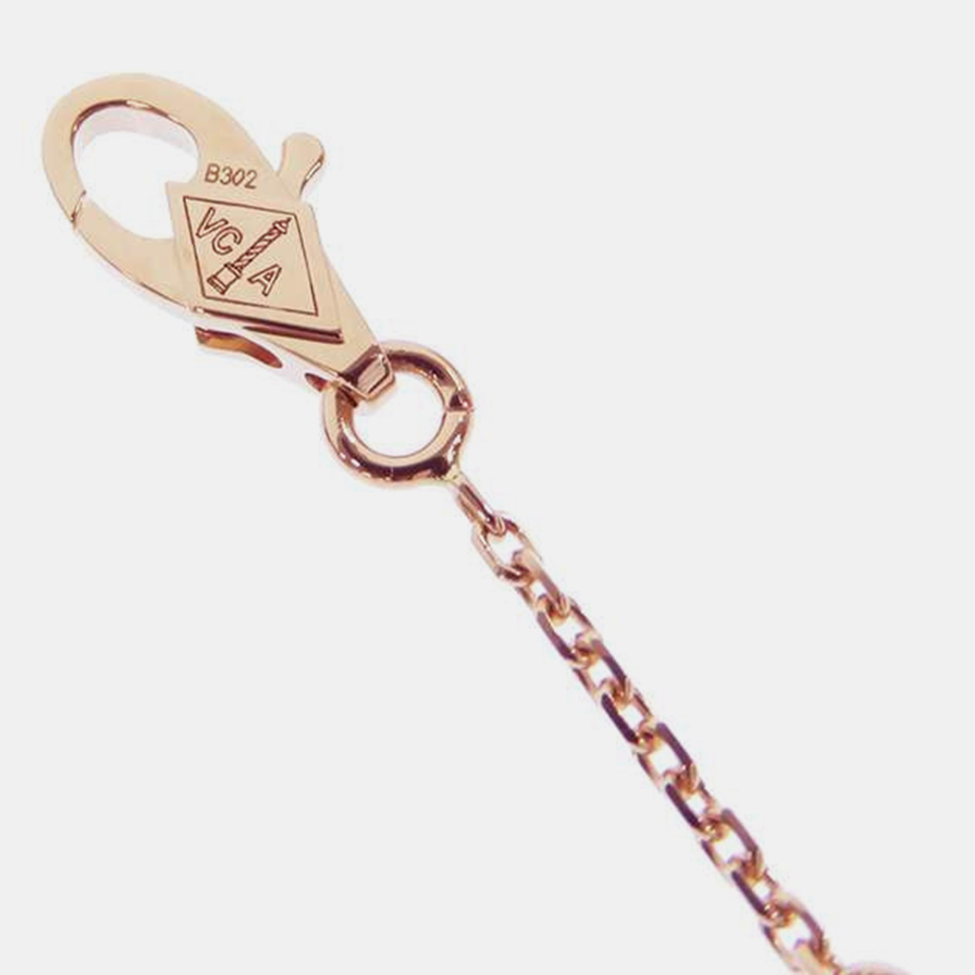 Van Cleef & Arpels Frivole Mini 18K Rose Gold Diamond Necklace