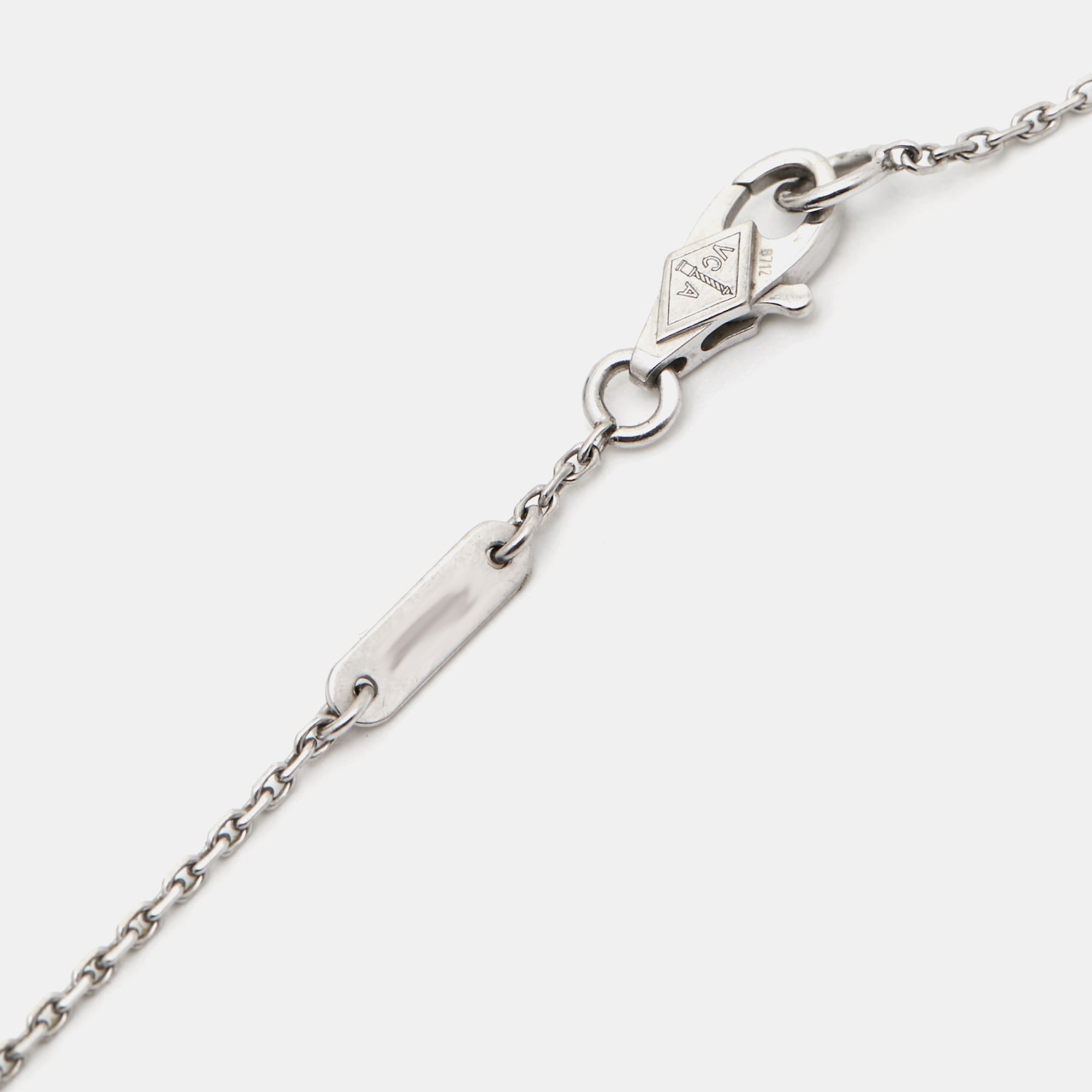 Van Cleef & Arpels Frivole Diamond 18k White Gold Bracelet
