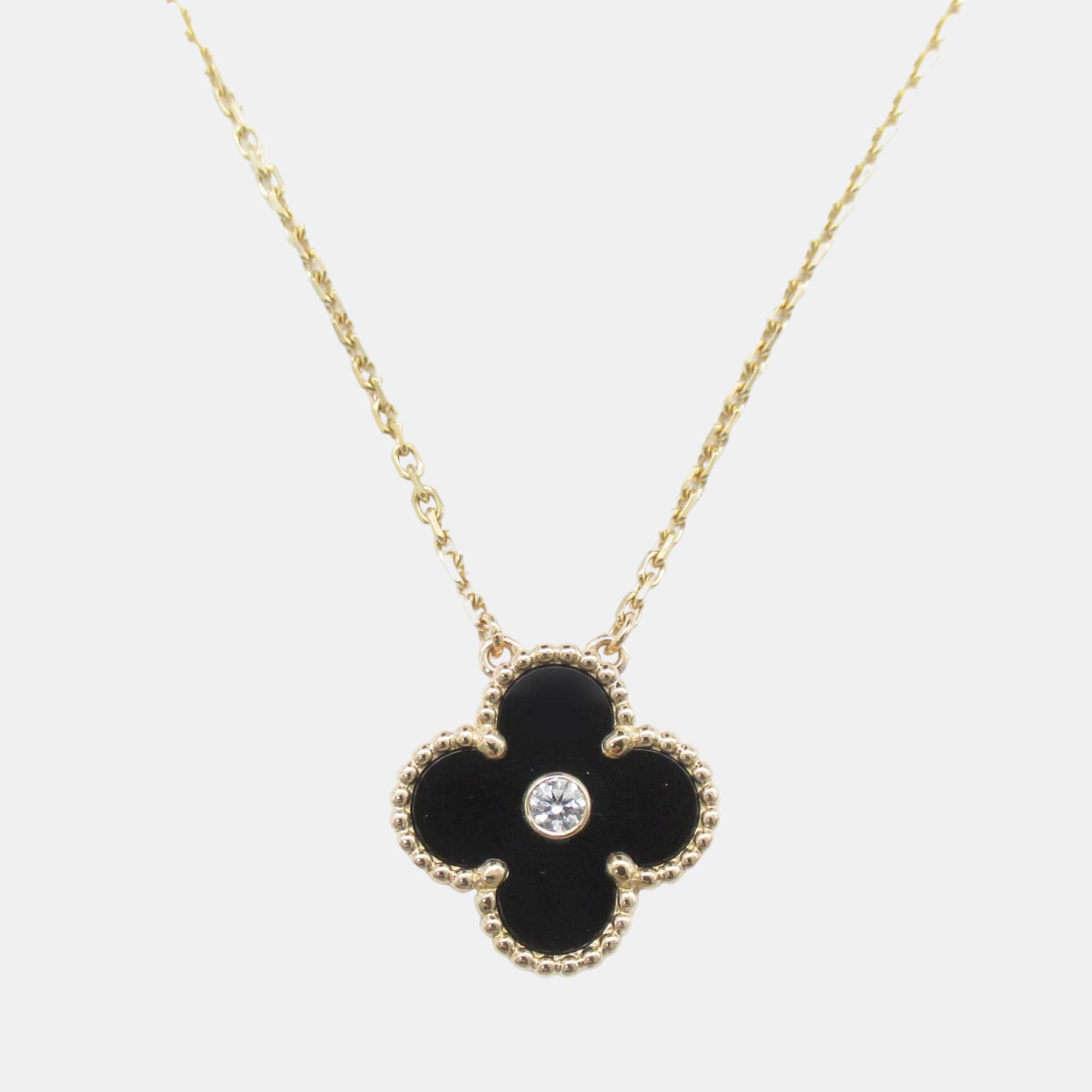 Van Cleef & Arpels 18K Rose Gold and Diamond Vintage Alhambra Pendant Necklace
Van Cleef & Arpels 18K Rose Gold and Diamond Vintage Alhambra Pendant Necklace