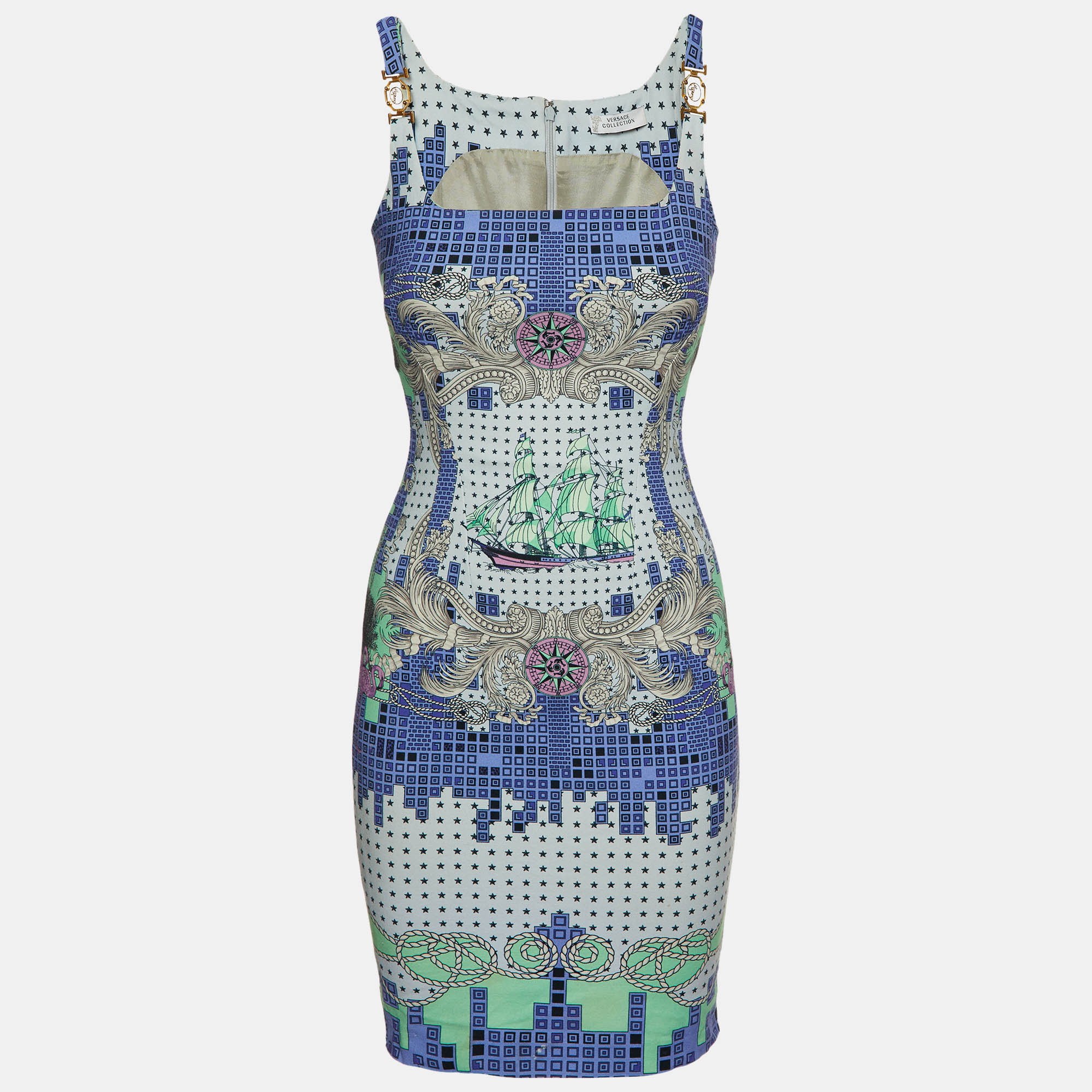 Versace Collection Multicolor Printed Crepe Sleeveless Dress S
Versace Collection Multicolor Printed Crepe Sleeveless Dress S