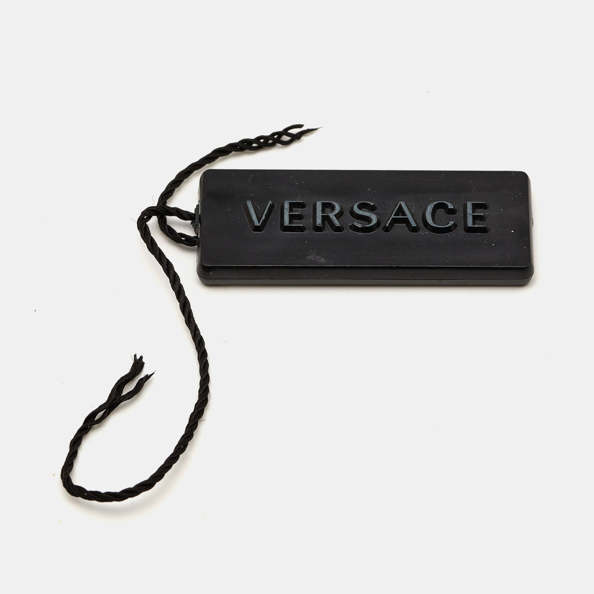 Versace Address Signet Gold Tone Ring Size 57
