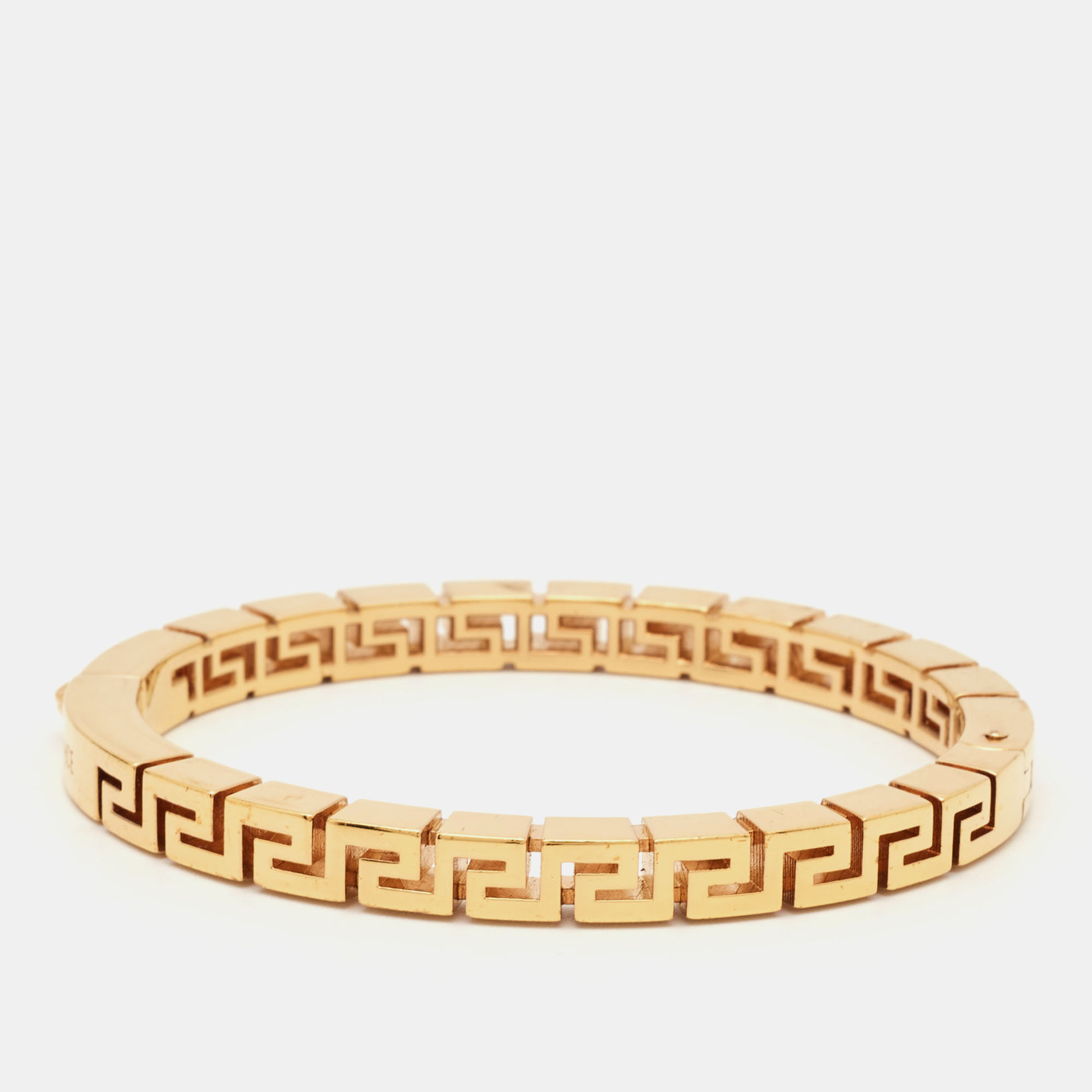 

Versace Meander Gold Tone Bangle Bracelet