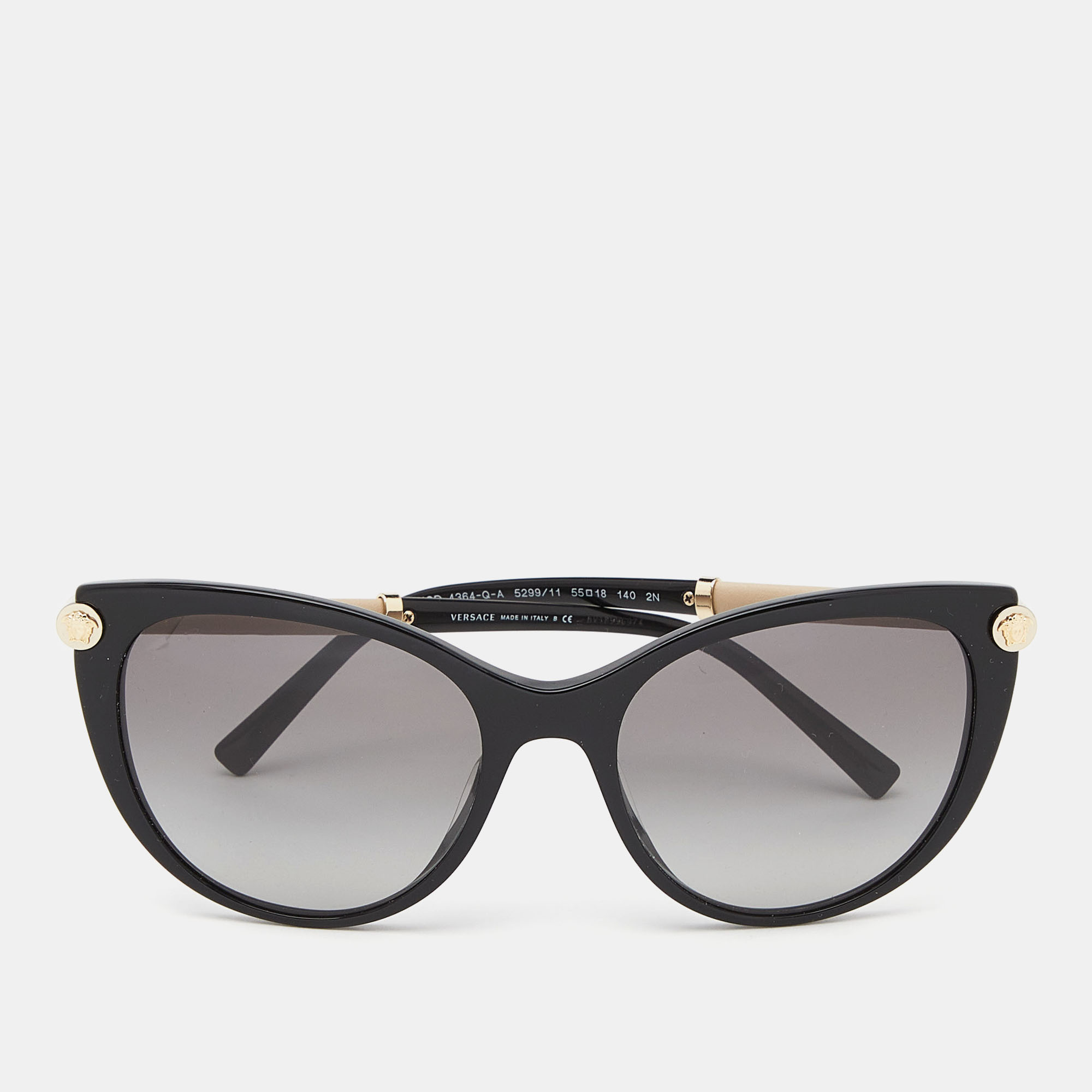 Versace black/grey gradient 4364 cat-eye sunglasses