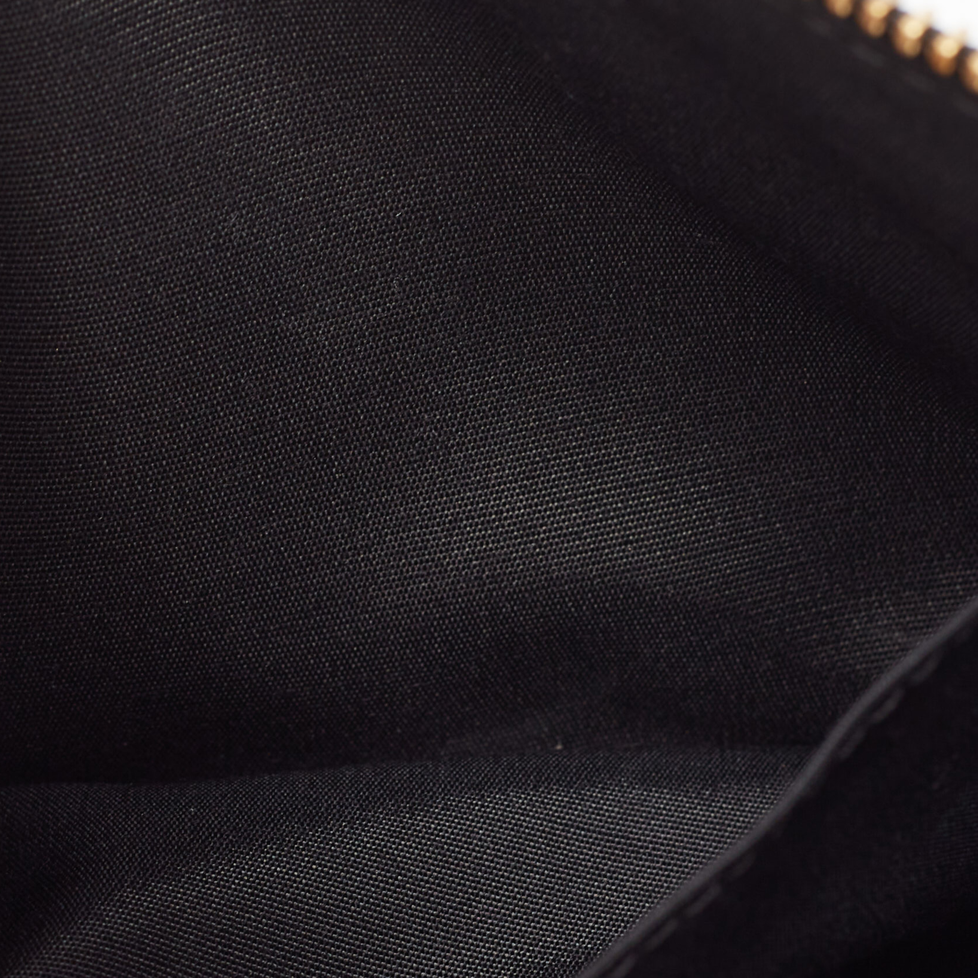 Versace Multicolor Quilted Leather Medusa Zip Wristlet Pouch