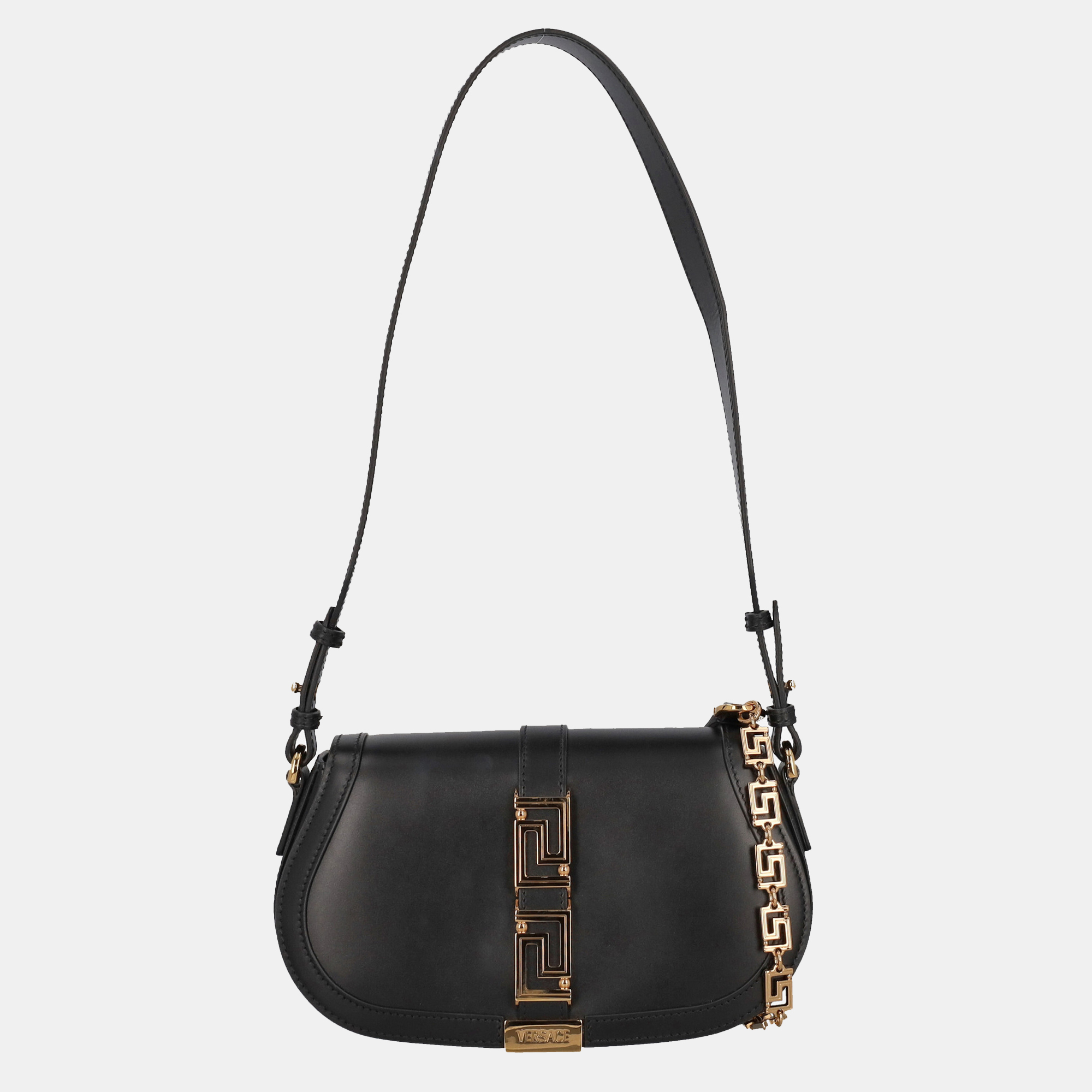 Versace  Women's Leather Cross Body Bag - Black - One Size