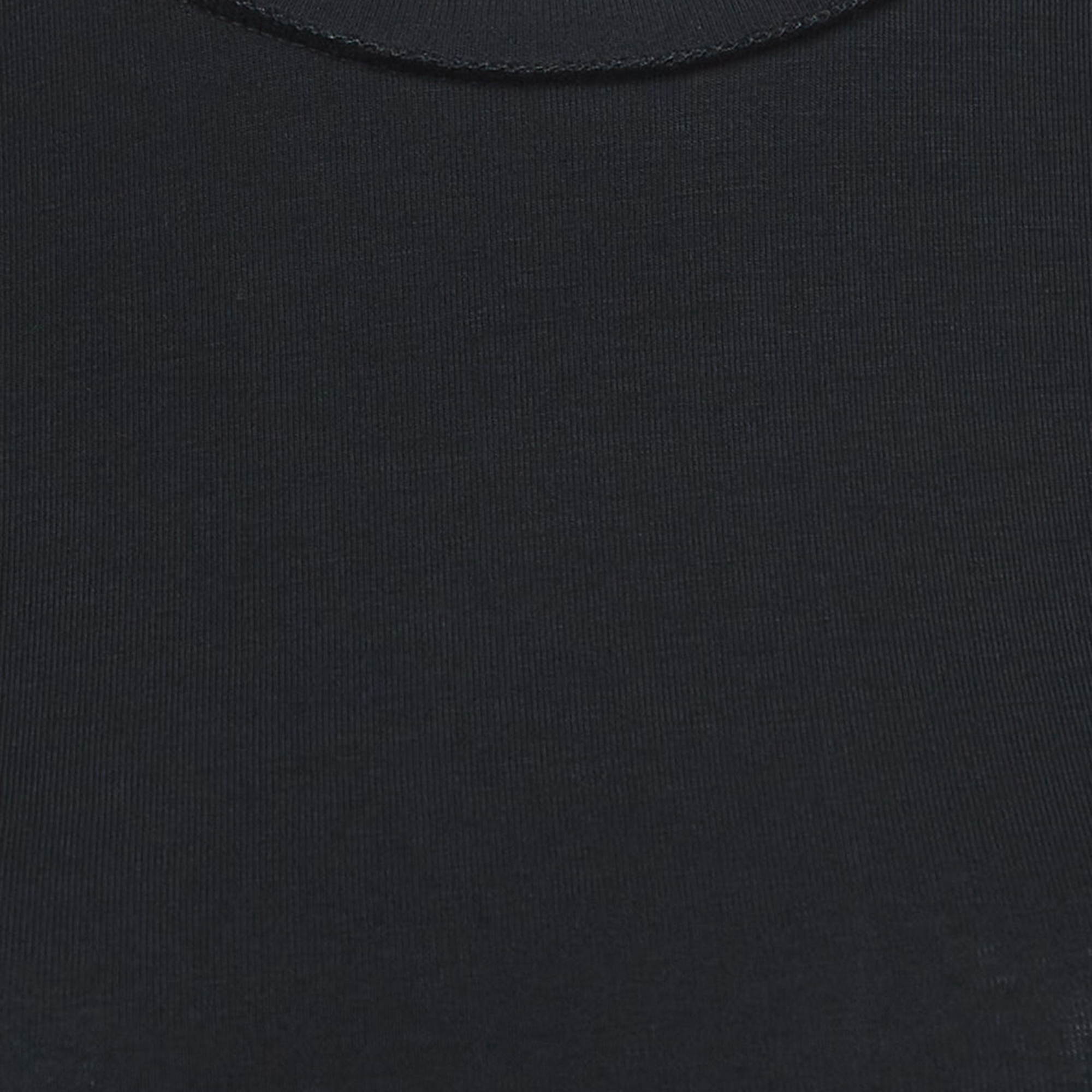 Vetements Black Cotton Logo Patch Inside-Out Long Sleeve T-Shirt S