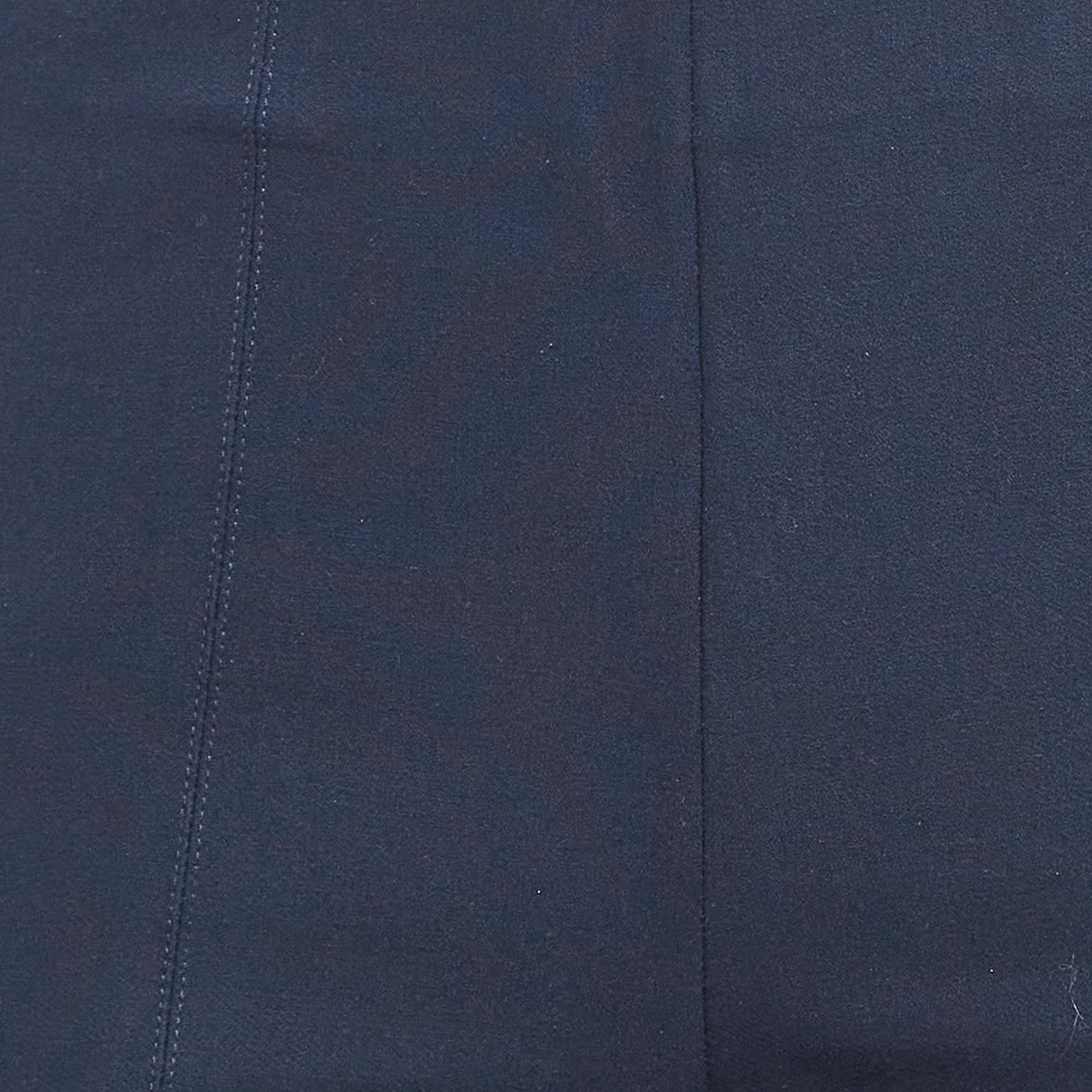 Vince Navy Blue Jersey Stitch Front Seam Ponte Leggings S