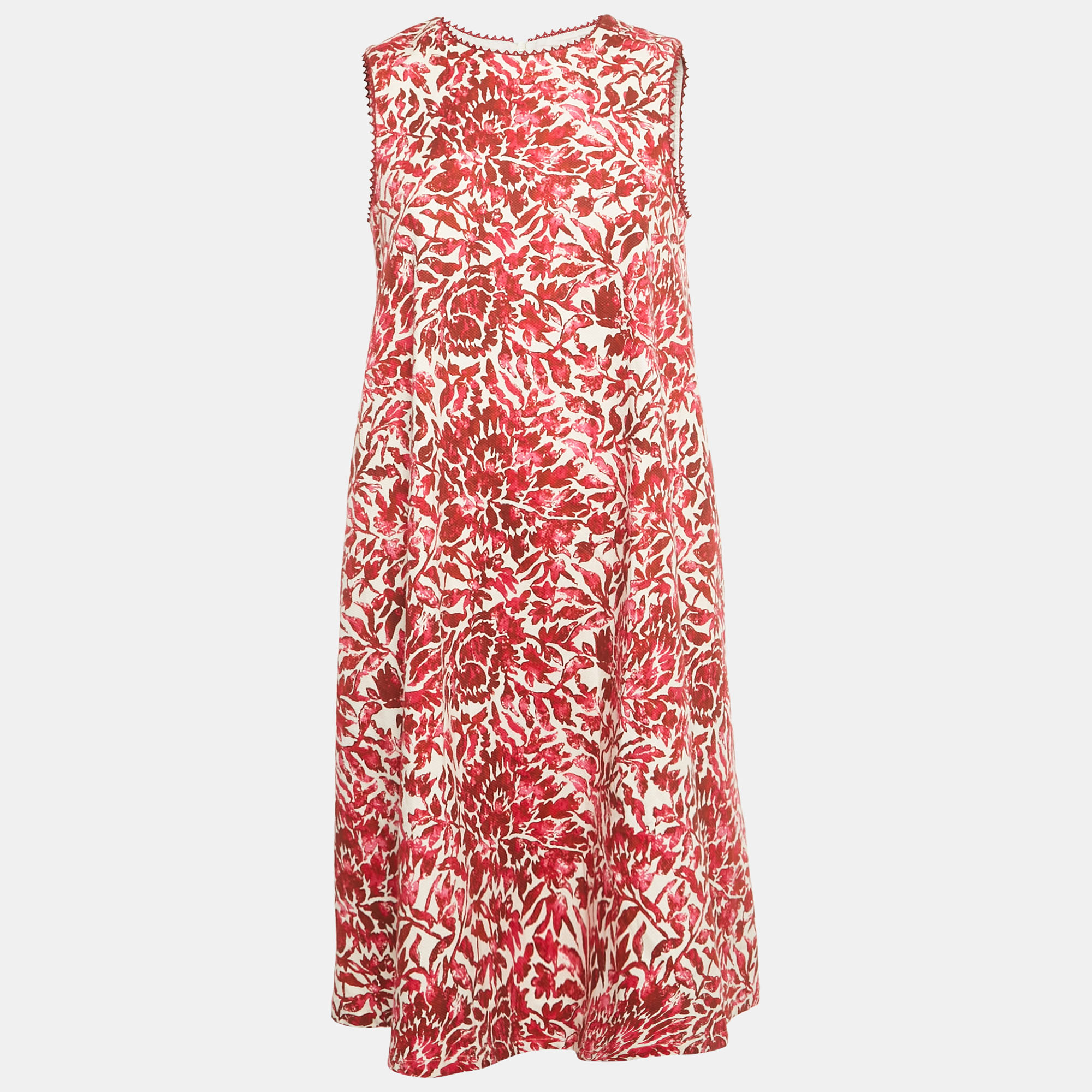 Weekend Max Mara Red Floral Print Cotton Alfiere Dress S
Weekend Max Mara Red Floral Print Cotton Alfiere Dress S