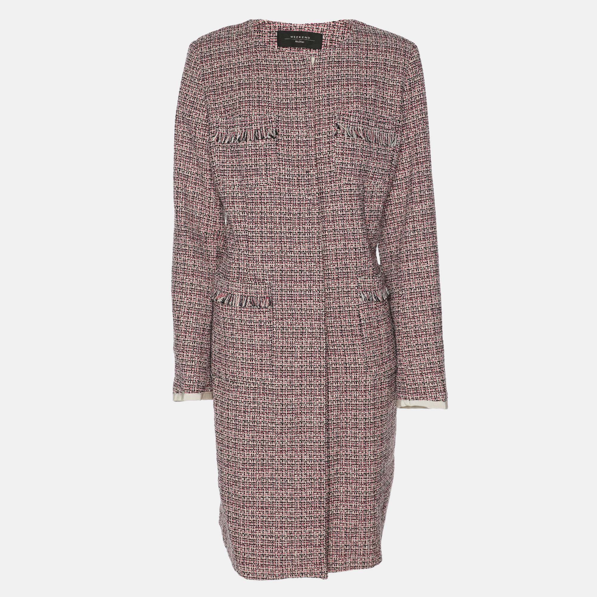Weekend Max Mara Multcolor Tweed Button Front Jacket M, Multicolor
Weekend Max Mara Multcolor Tweed Button Front Jacket M, Multicolor