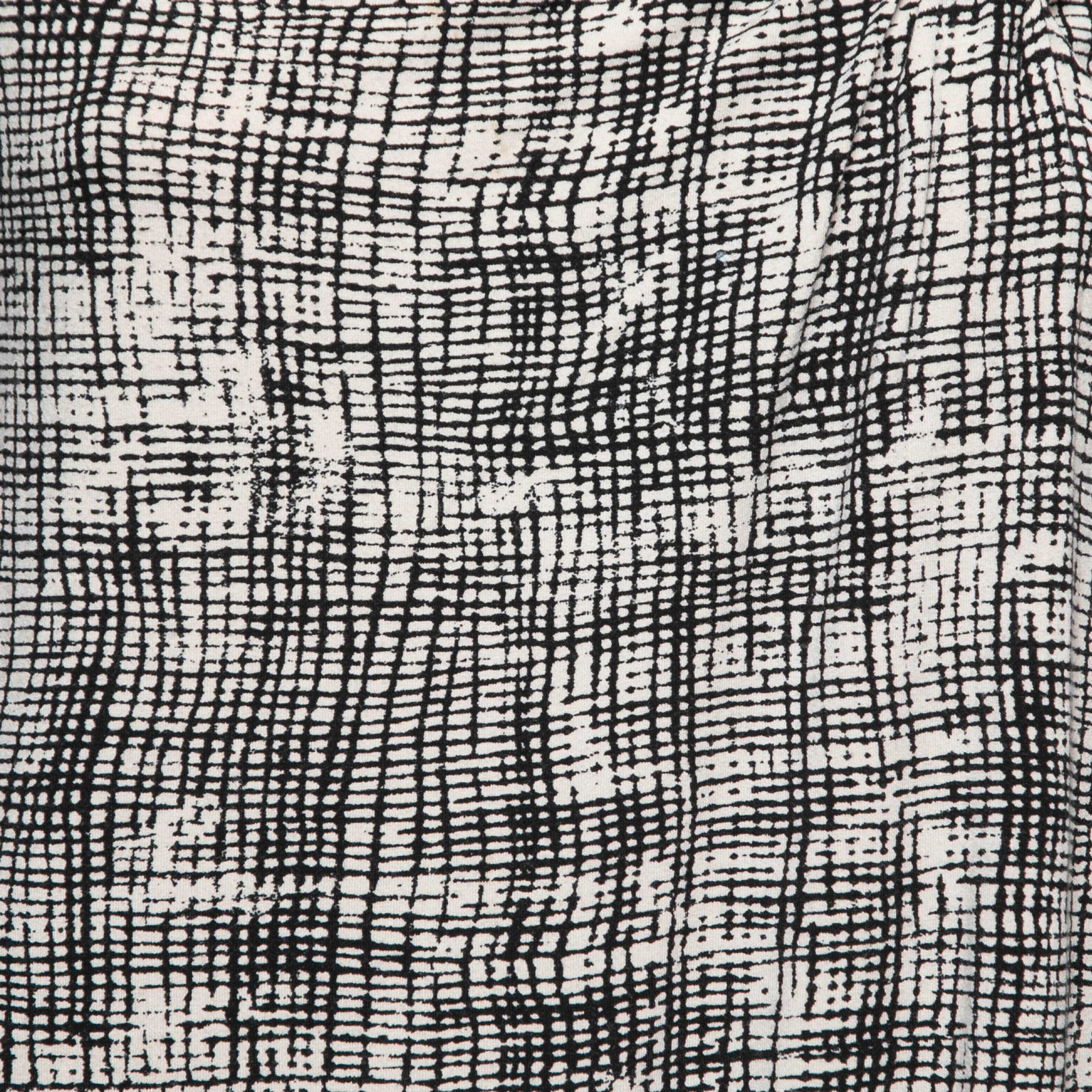 Weekend Max Mara Monochrome Printed Stretch Jersey Dress S