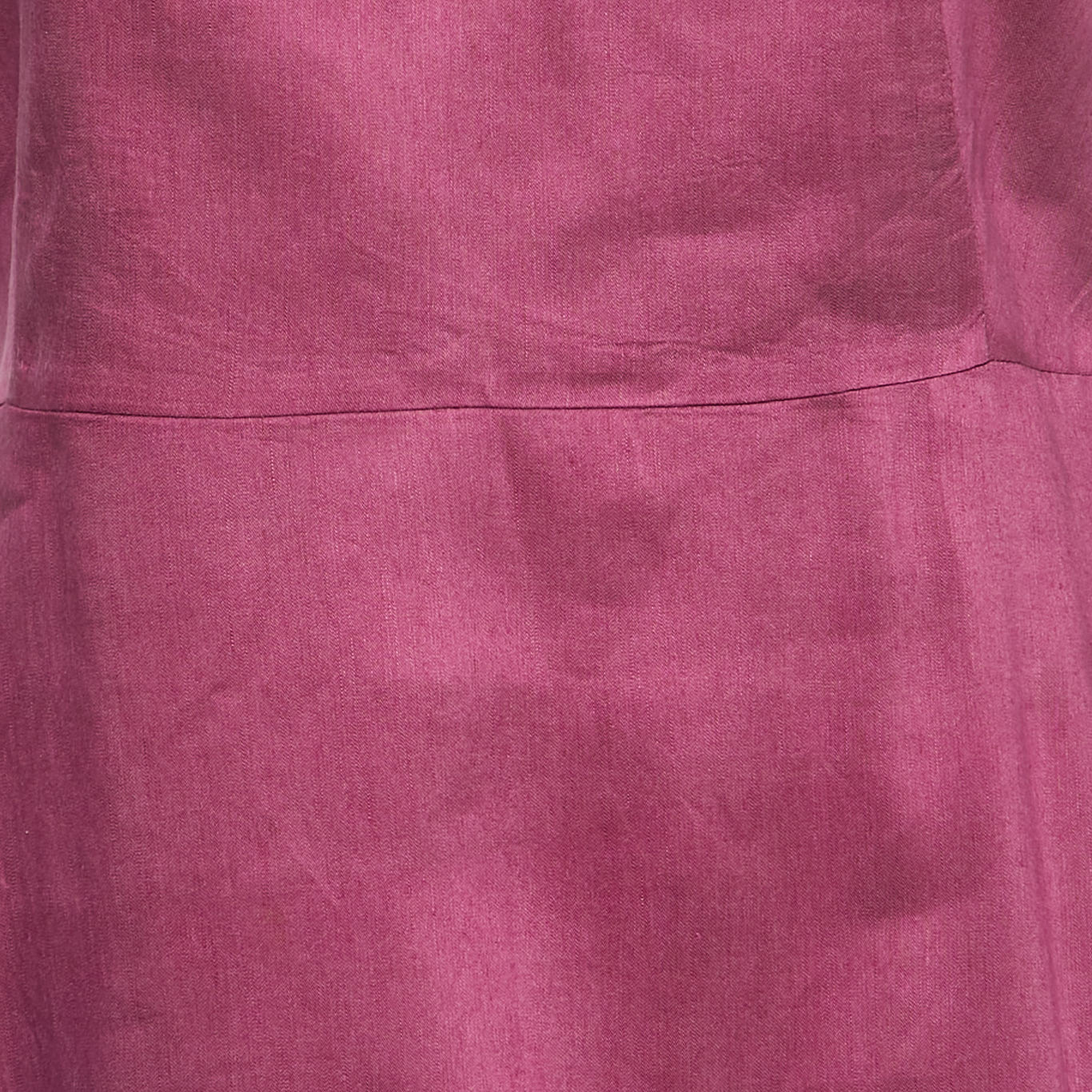 Weekend Max Mara Pink Linen Blend Sleeveless A-Line Maxi Dress M