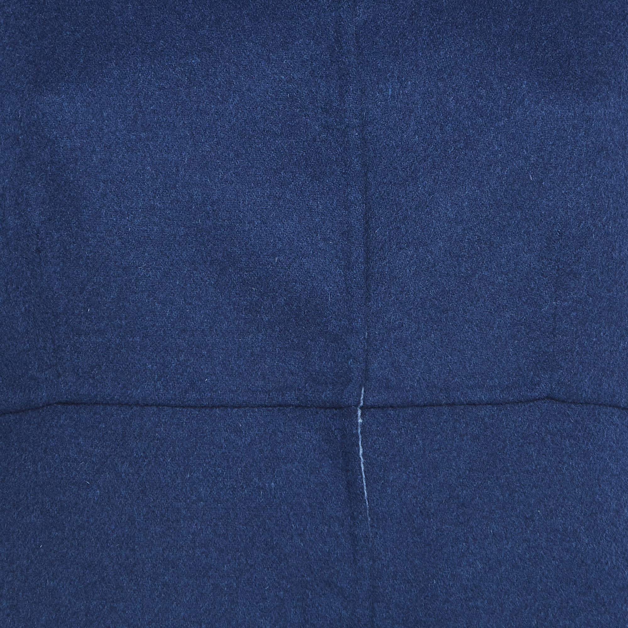 Weekend Max Mara Blue Wool Single Breasted Coat L