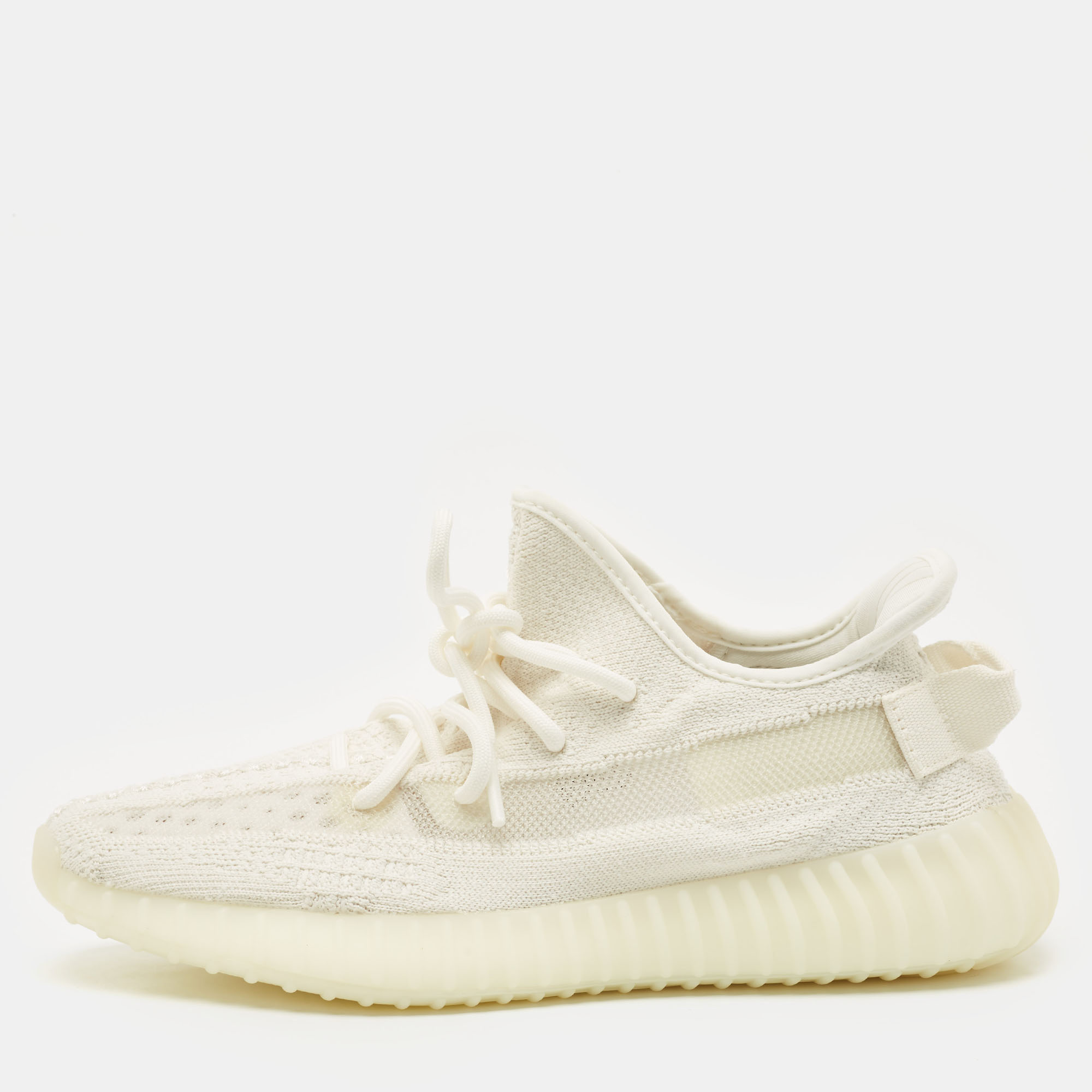 Yeezy x Adidas White Knit Fabric Boost 350 V2 Bone Sneakers Size 40 2/3
Yeezy x Adidas White Knit Fabric Boost 350 V2 Bone Sneakers Size 40 2/3