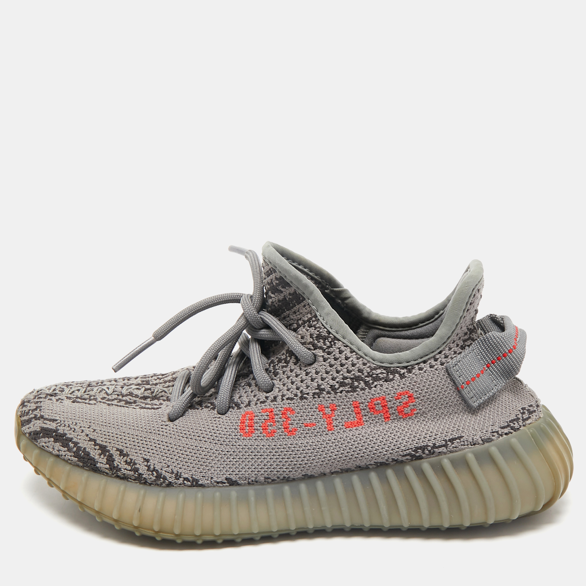 Yeezy x Adidas Grey Knit Fabric Boost 350 V2 Beluga Sneakers Size
Yeezy x Adidas Grey Knit Fabric Boost 350 V2 Beluga Sneakers Size