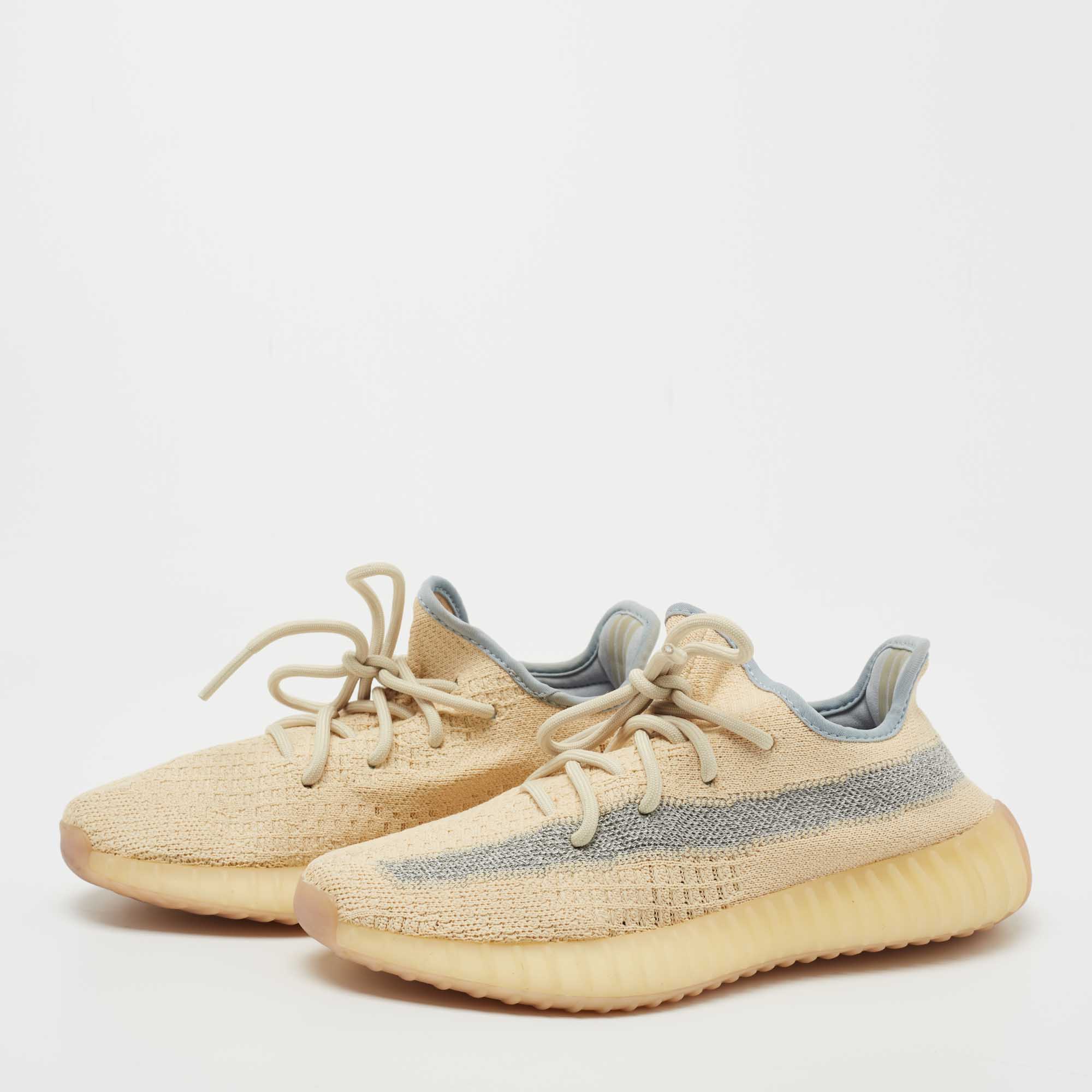 Yeezy x Adidas Light Yellow Knit Fabric Boost 350 V2 Linen Sneakers Size 1/3
Yeezy x Adidas Light Yellow Knit Fabric Boost 350 V2 Linen Sneakers Size 1/3