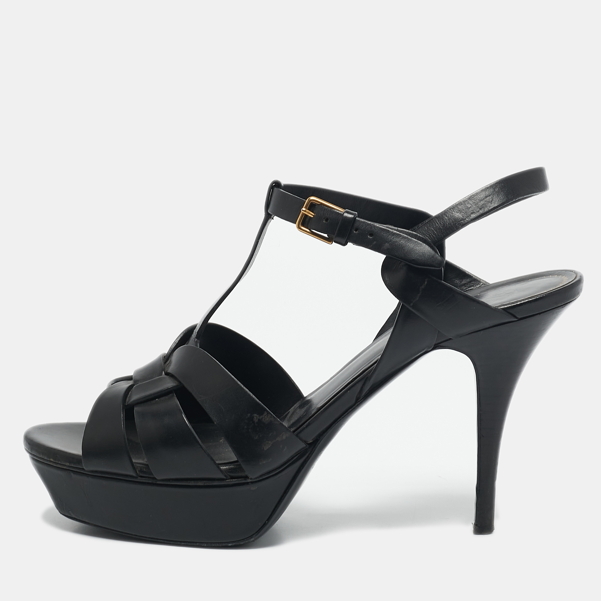 Yves Saint Laurent Black Leather Tribute Platform Sandals Size
Yves Saint Laurent Black Leather Tribute Platform Sandals Size