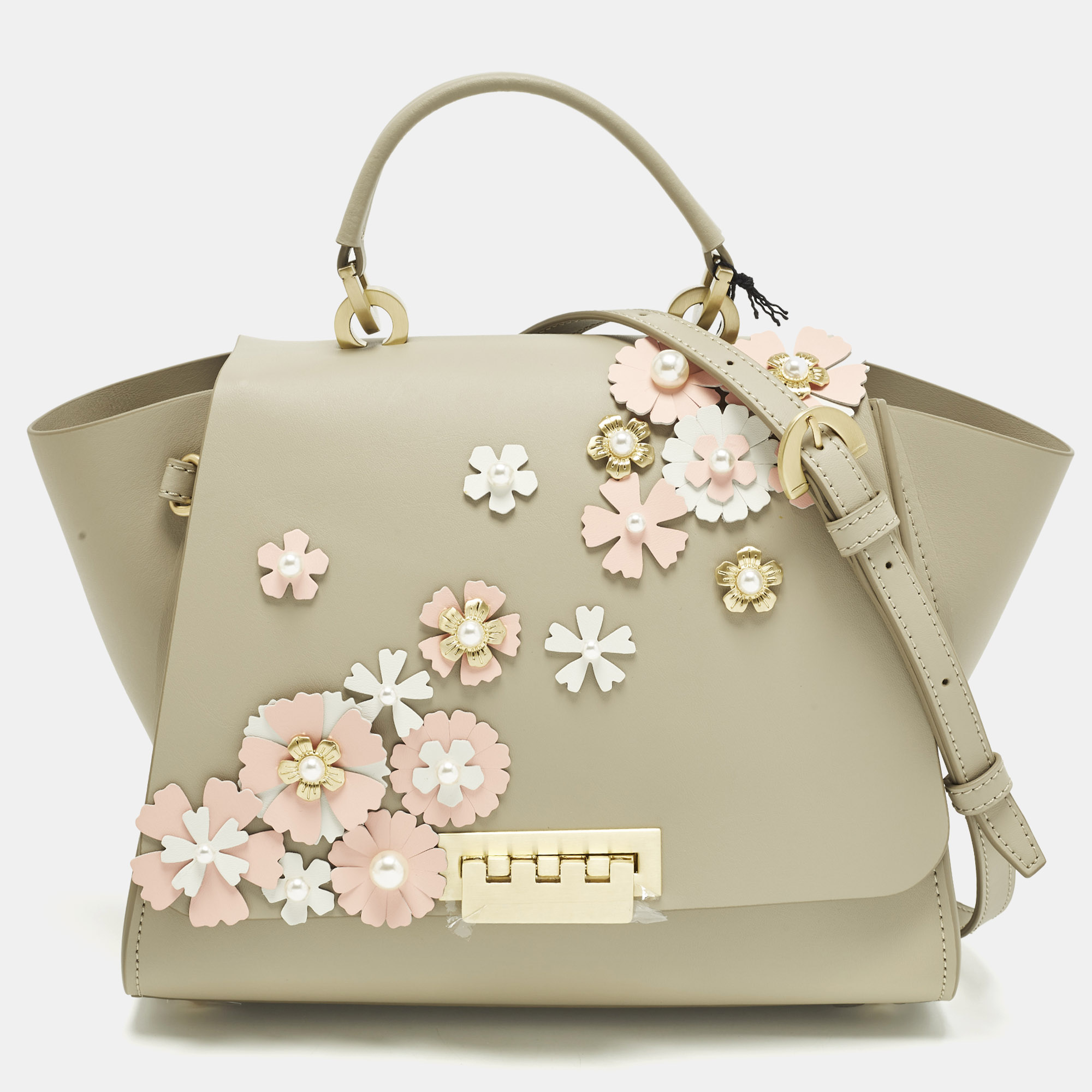 Zac Zac Posen Eartha Smoke Ember Leather Top Handle Bag, Green
Zac Zac Posen Eartha Smoke Ember Leather Top Handle Bag, Green