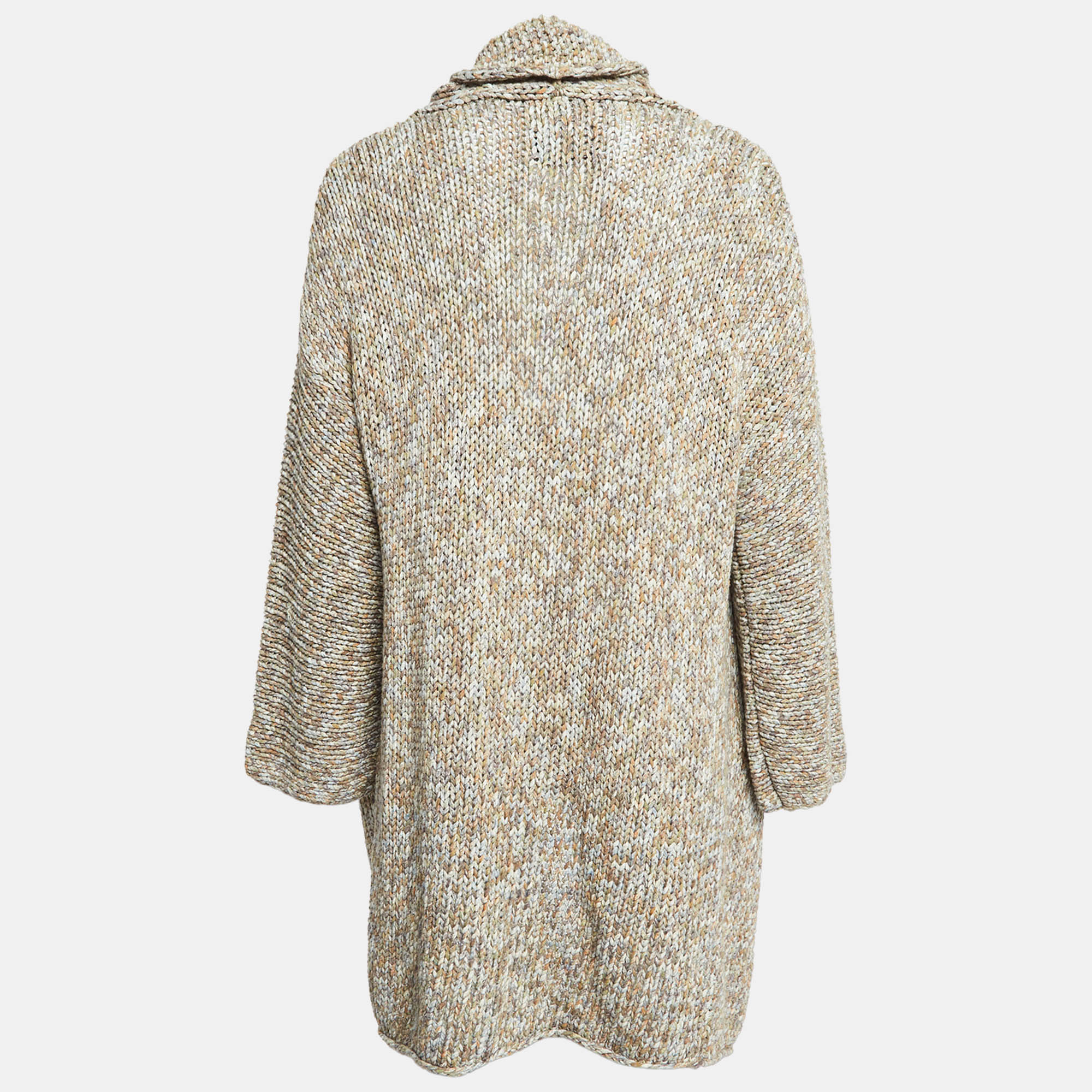 Zadig & Voltaire Multicolor Wool Open Front Cardigan L