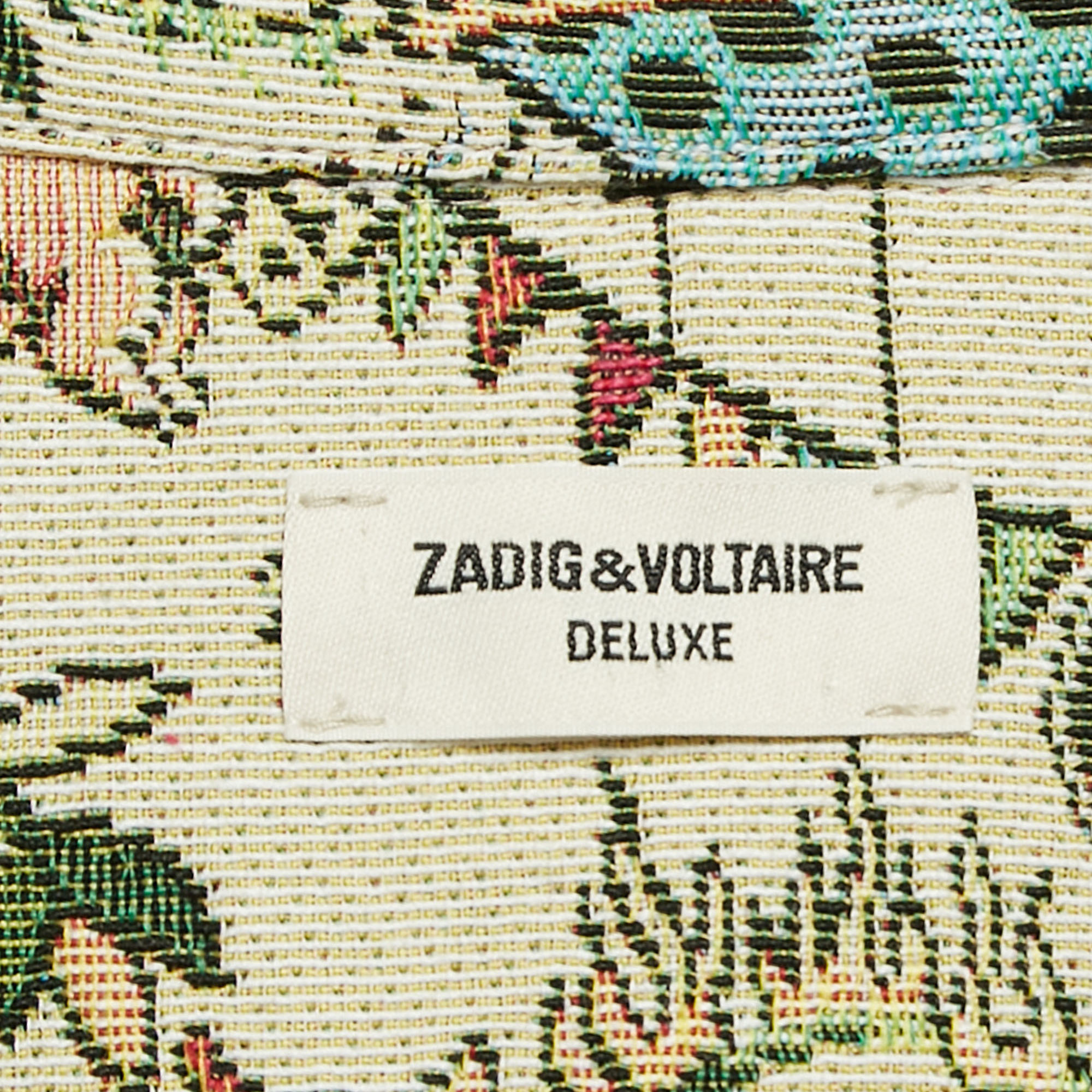 Zadig & Voltaire Multicolor Tapestry Kio Deluxe Vest L