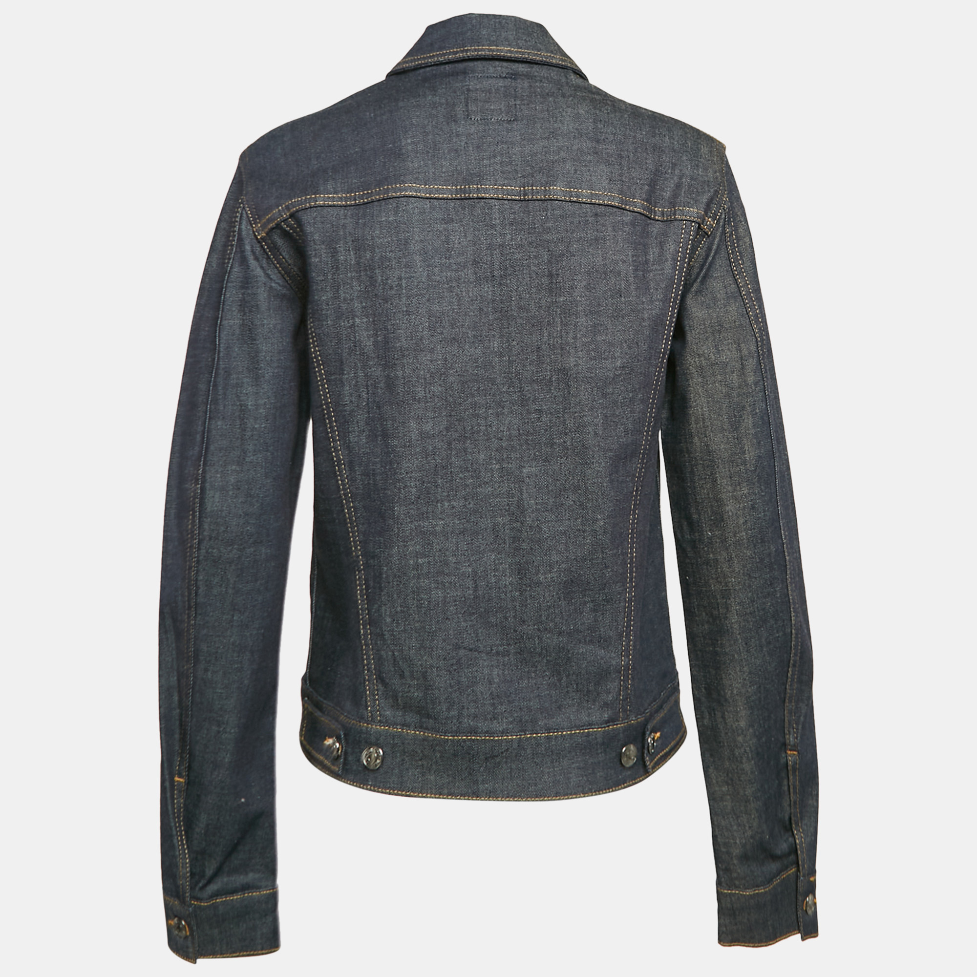 Zadig & Voltaire Blue Denim Base Brut Jacket XS