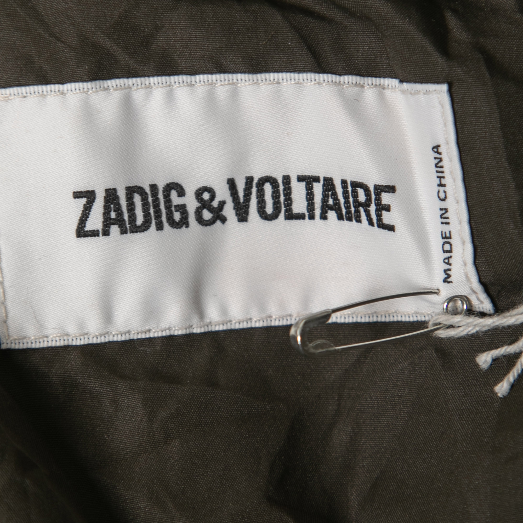 Zadig & Voltaire Dark Green Parka Jacket M