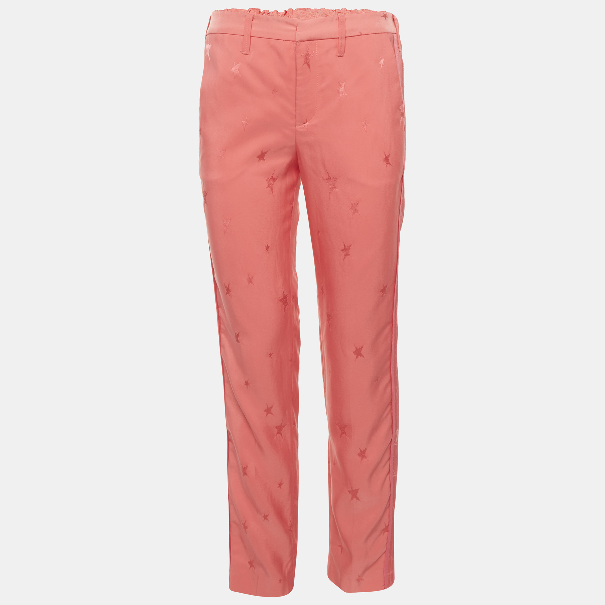 Zadig & Voltaire Deluxe Pink Satin Pomelo Star Deluxe Pant S
Zadig & Voltaire Deluxe Pink Satin Pomelo Star Deluxe Pant S
