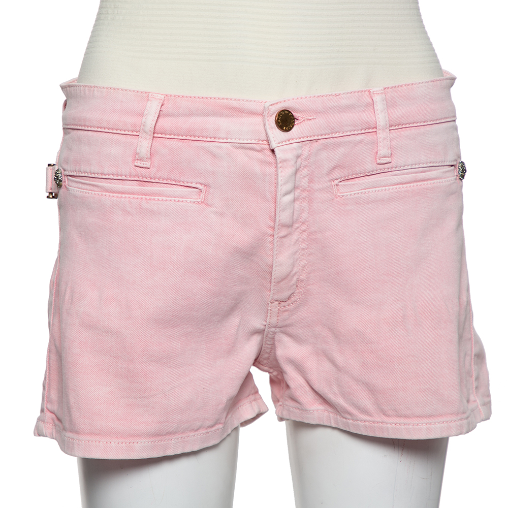 Zadig and Voltaire Pink Denim Shorts M