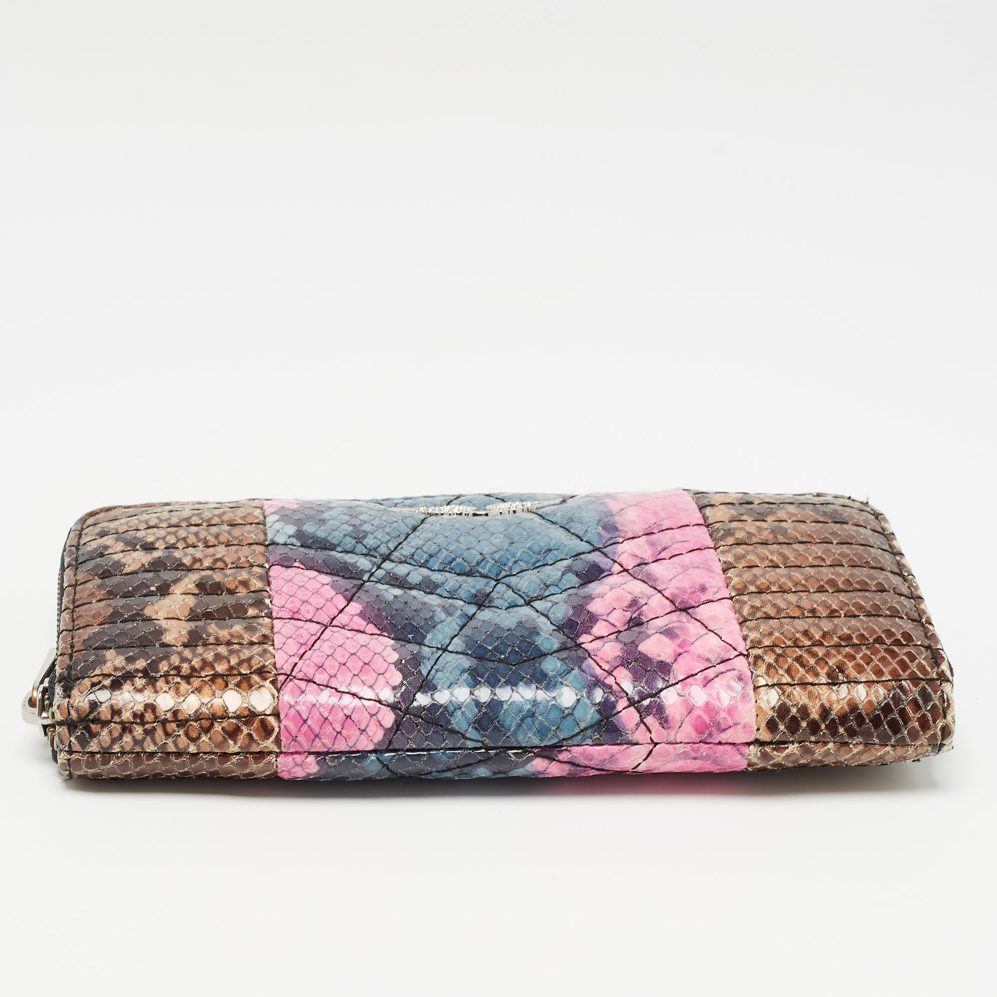 Zadig & Voltaire Multicolor Zip Around Continental Wallet