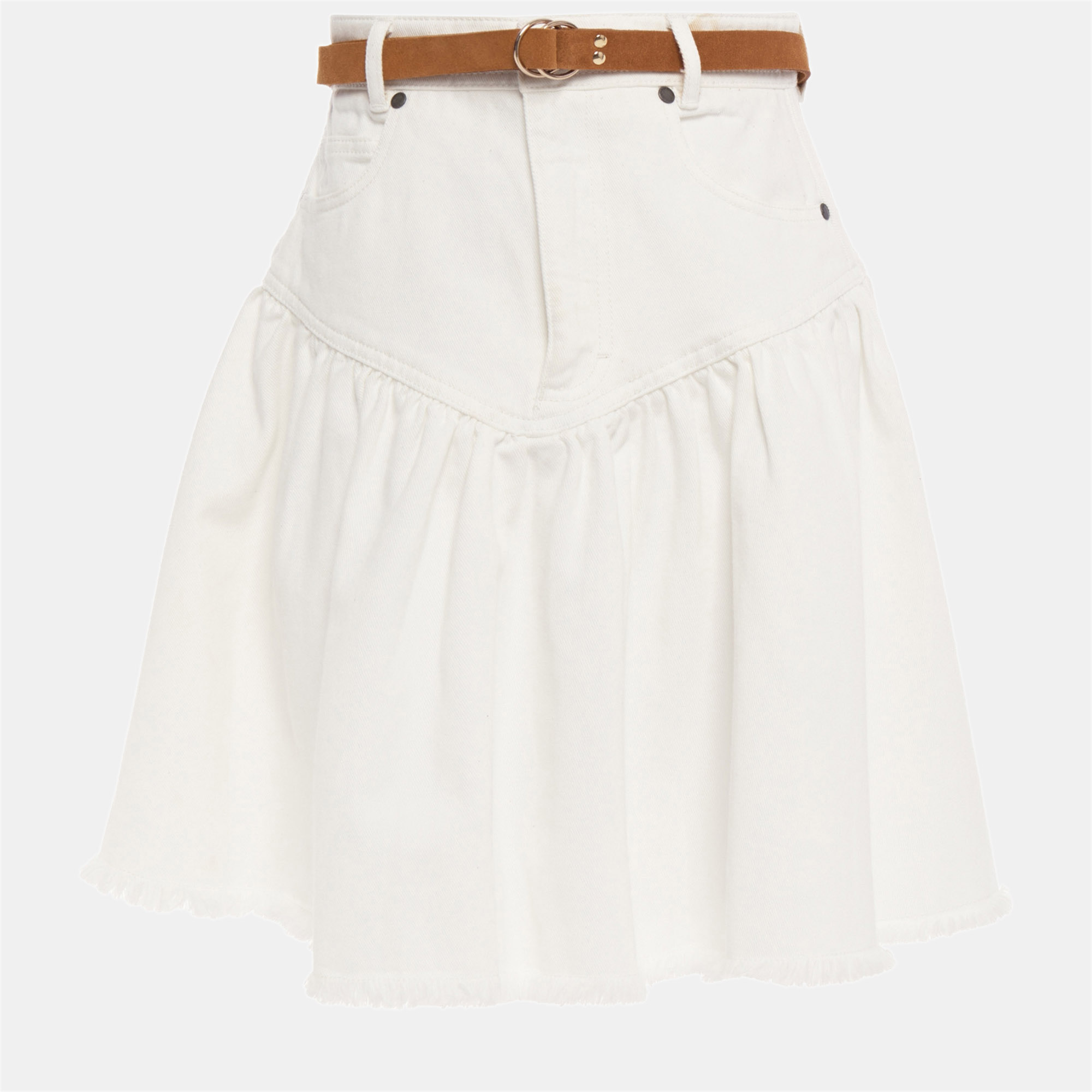 Zimmermann cotton mini skirt 1