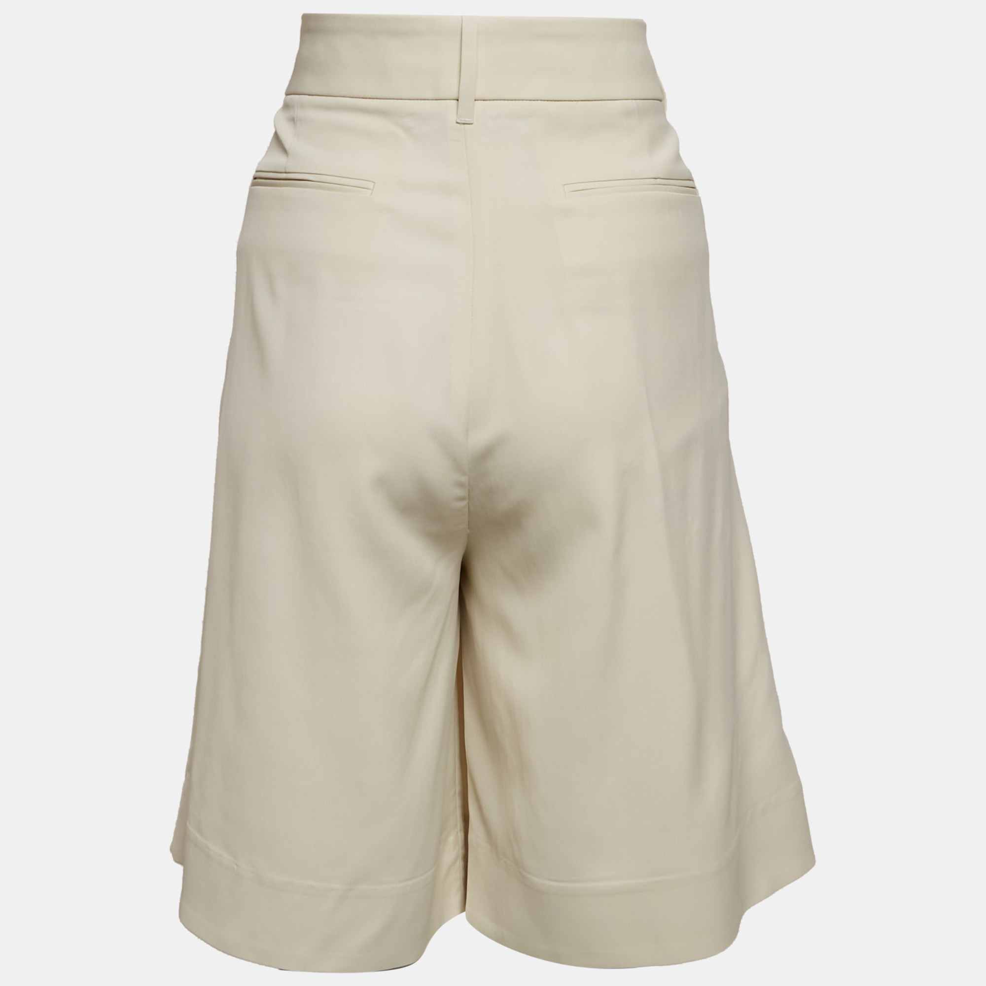 Zimmermann Beige Wool Blend Pleated Short L