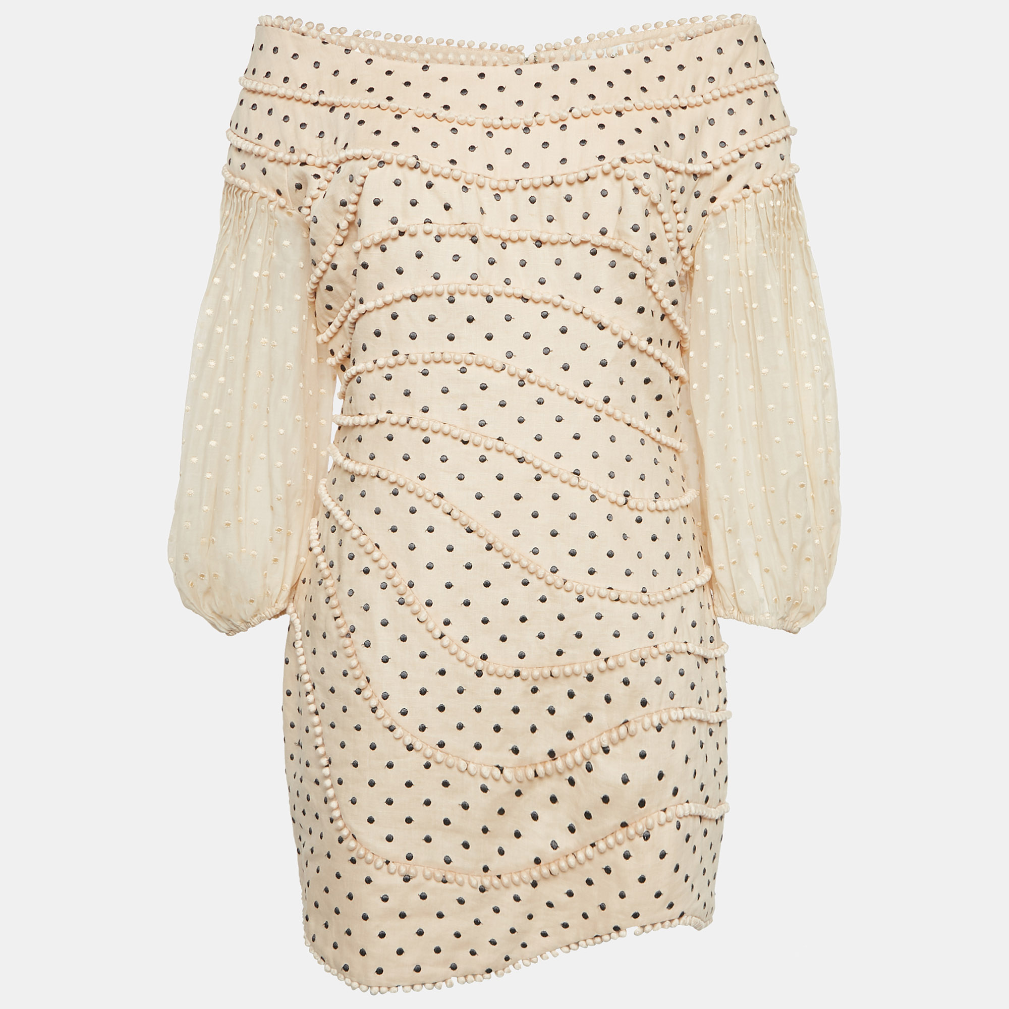 Zimmermann Peach Pink Linen Painted Heart Contour Mini Dress L
Zimmermann Peach Pink Linen Painted Heart Contour Mini Dress L