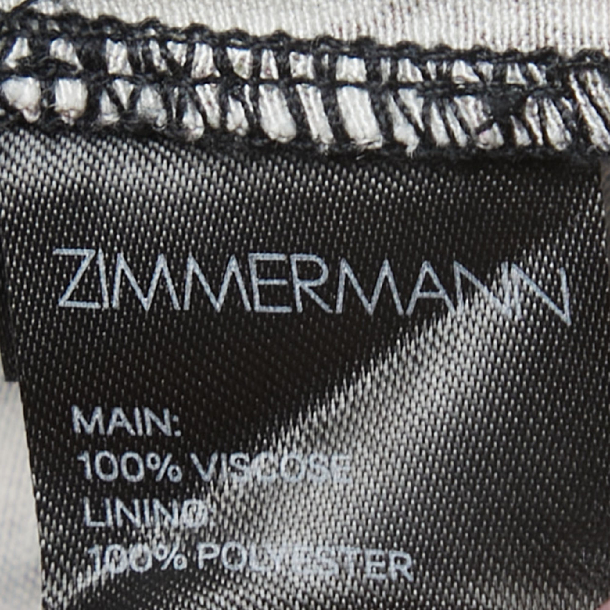Zimmermann Black Floral Print Crepe Strappy Corset Jumpsuit S