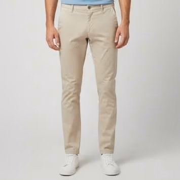 Pre Owned Dolce & Gabbana Beige Gabardine Regular Fit Trousers S