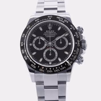 Pre Owned Rolex Cosmograph Daytona 116500LN Black Stainless Steel Automatic Men Wristwatch 40mm