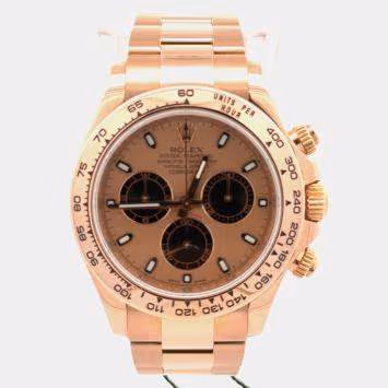 Pre Owned Rolex Cosmograph Daytona 116505 Gold Rose Gold Automatic Men's Watches 40mm