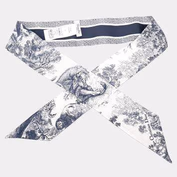 Pre Owned Christian Dior Silk Mitzah