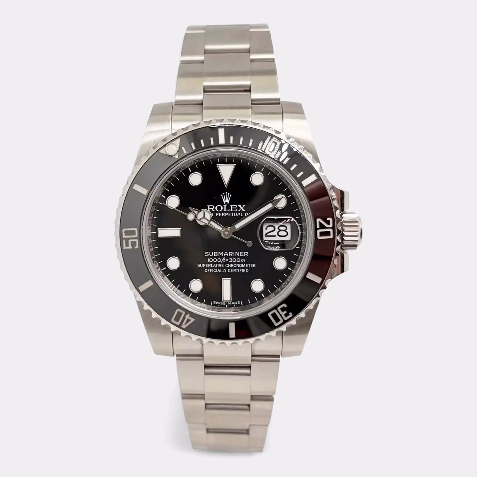 Rolex Submariner 116610LN Black Stainless Steel Automatic Men Wristwatch 40mm