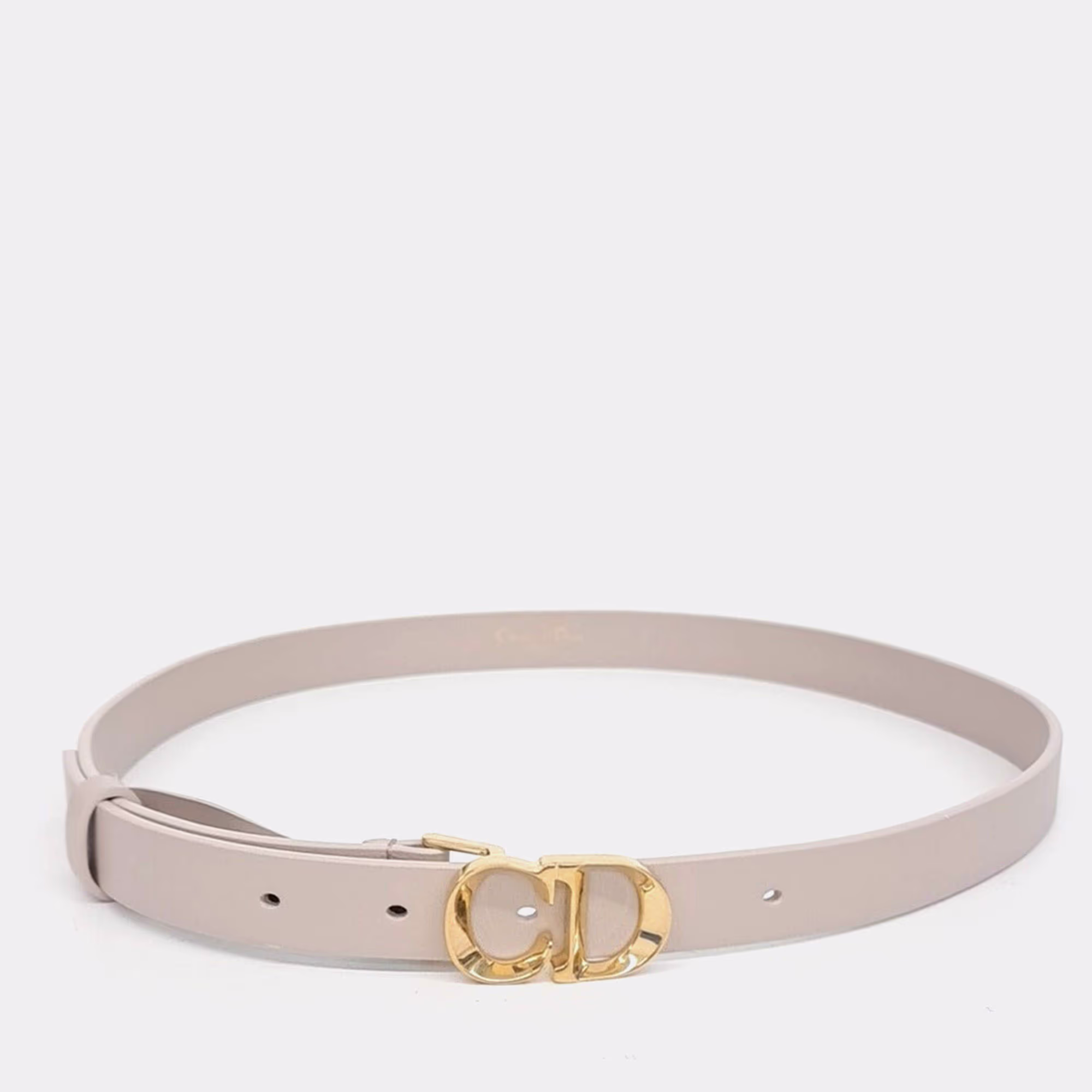 Dior Beige Leather Belt Priced at 831 AED