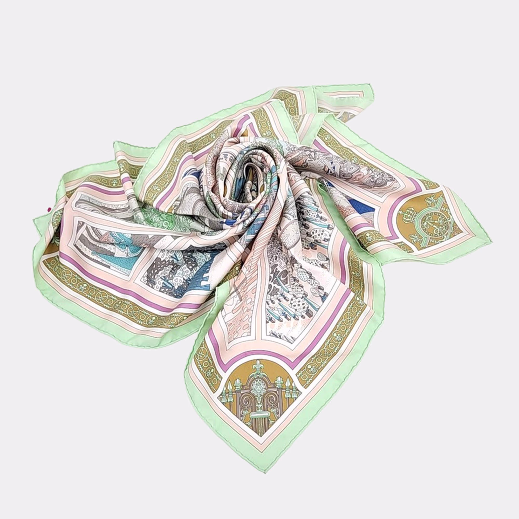 Hermès silk scarf