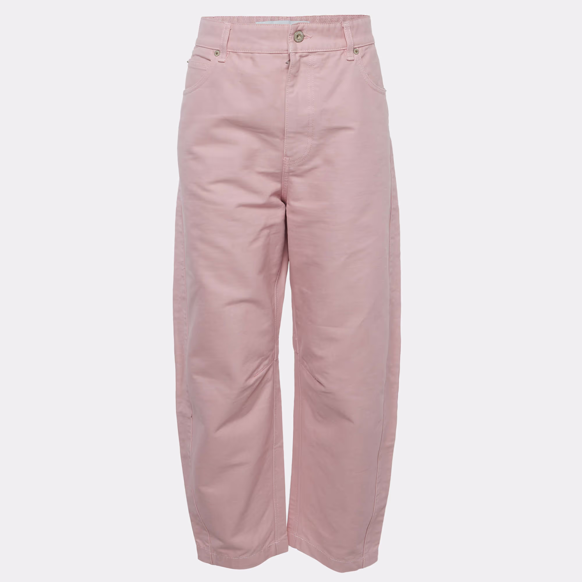 Loewe Pink Denim Barrel-Leg Jeans L/Waist 33 