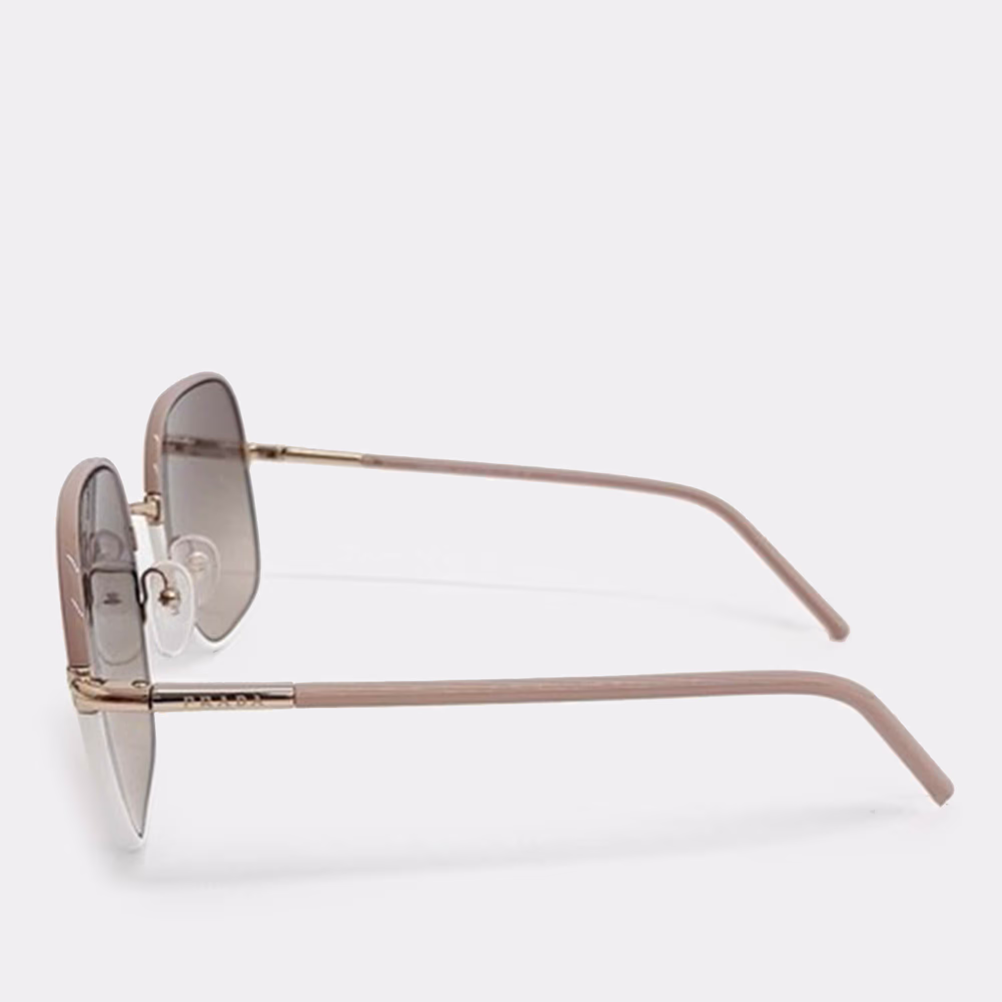 Prada Acetate, Gold Tone Metal sunglasses in Good Condition