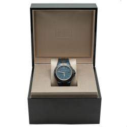Pre Owned Bvlgari Diagono Magnesium Ceramic Navy Blue Dial Watch 41MM