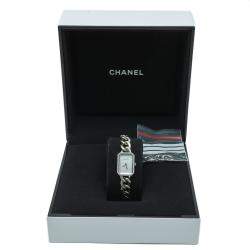 مملوكة مسبقًا Chanel Premiere White Mother of Pearl Diamond Stainless Steel Women's Small Watch 22 X 16 MM