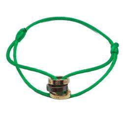 Pre Owned Cartier Love Ceramic Rose & Yellow Gold Diamond Bracelet on Cord