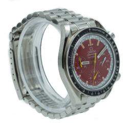 Omega Red Michael Schumacher Speedmaster Chronograph Watch 39 MM