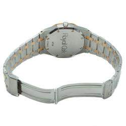 Pre Owned Audemars Piguet Royal Oak Steel & Yellow Gold Grey Dial Women's Watch 33MM