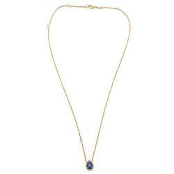 Boucheron Serpent Boheme XS Lapis Lazuli Yellow Gold Diamond Necklace