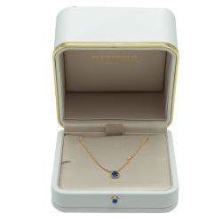 Boucheron Serpent Boheme XS Lapis Lazuli Yellow Gold Diamond Necklace